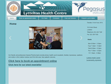 Tablet Screenshot of lytteltonhealthcentre.co.nz